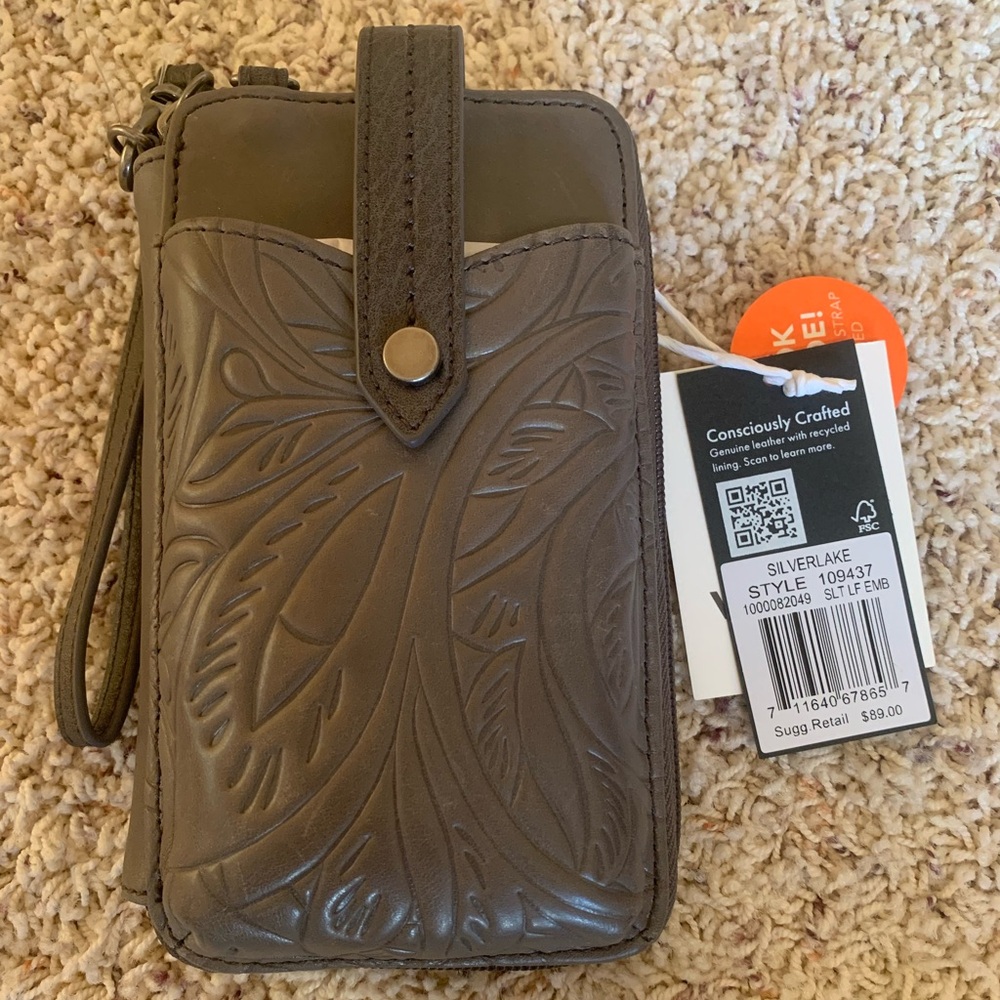 The Sak Silverlake Wristlet with Shoulder Strap
